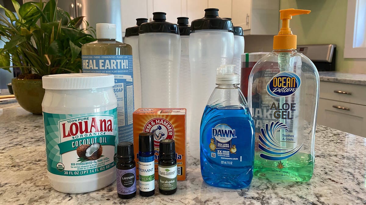 Homemade dog shampoo