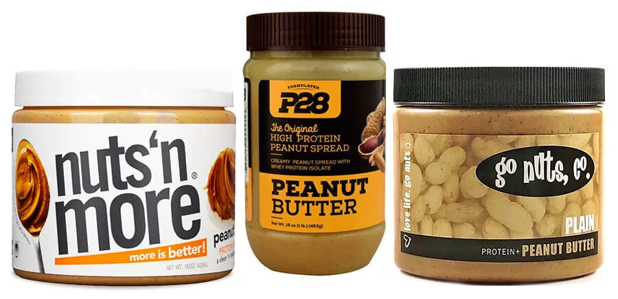 Xylitol peanut butter brands include Nuts N’ More Peanut Butter Spreads, P28 Foods Formulated High Protein, Peanut Butter Spread, and
Go Nuts Peanut Butter