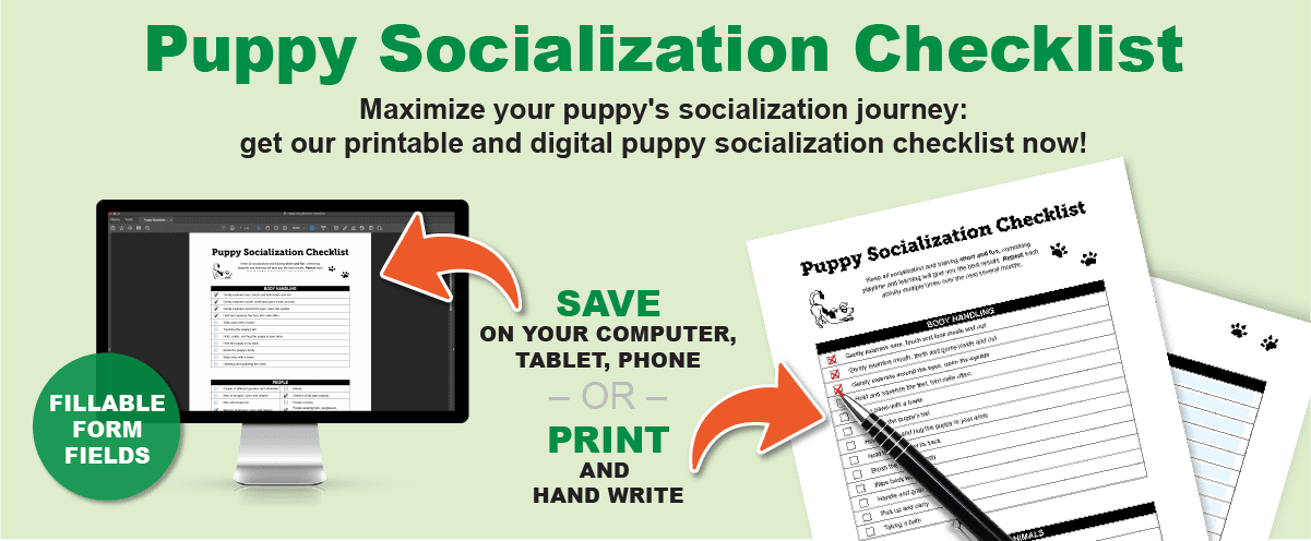 Puppy Socialization Checklist